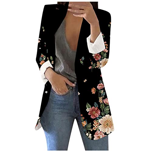 ChicCrate Blazer Jackets for Women Casual Long Sleeve Elegant Work Office Jacket Open Front Cardigan Outwear