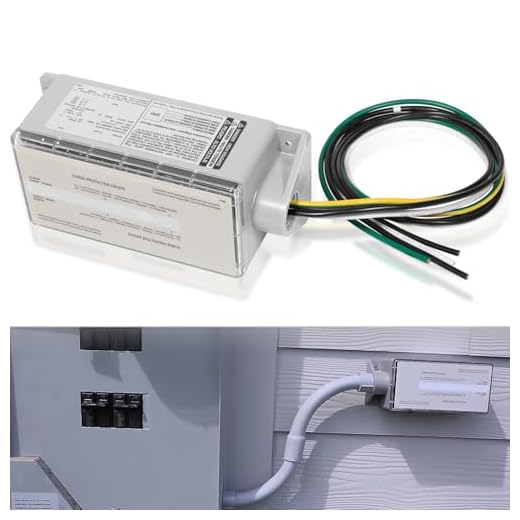 FS140 Whole House Surge Protection Device Rated for 140,000 Amps, Replace for Siemens FS140, Compatible with Any Brand of Load Center and Breakers, 120/240V