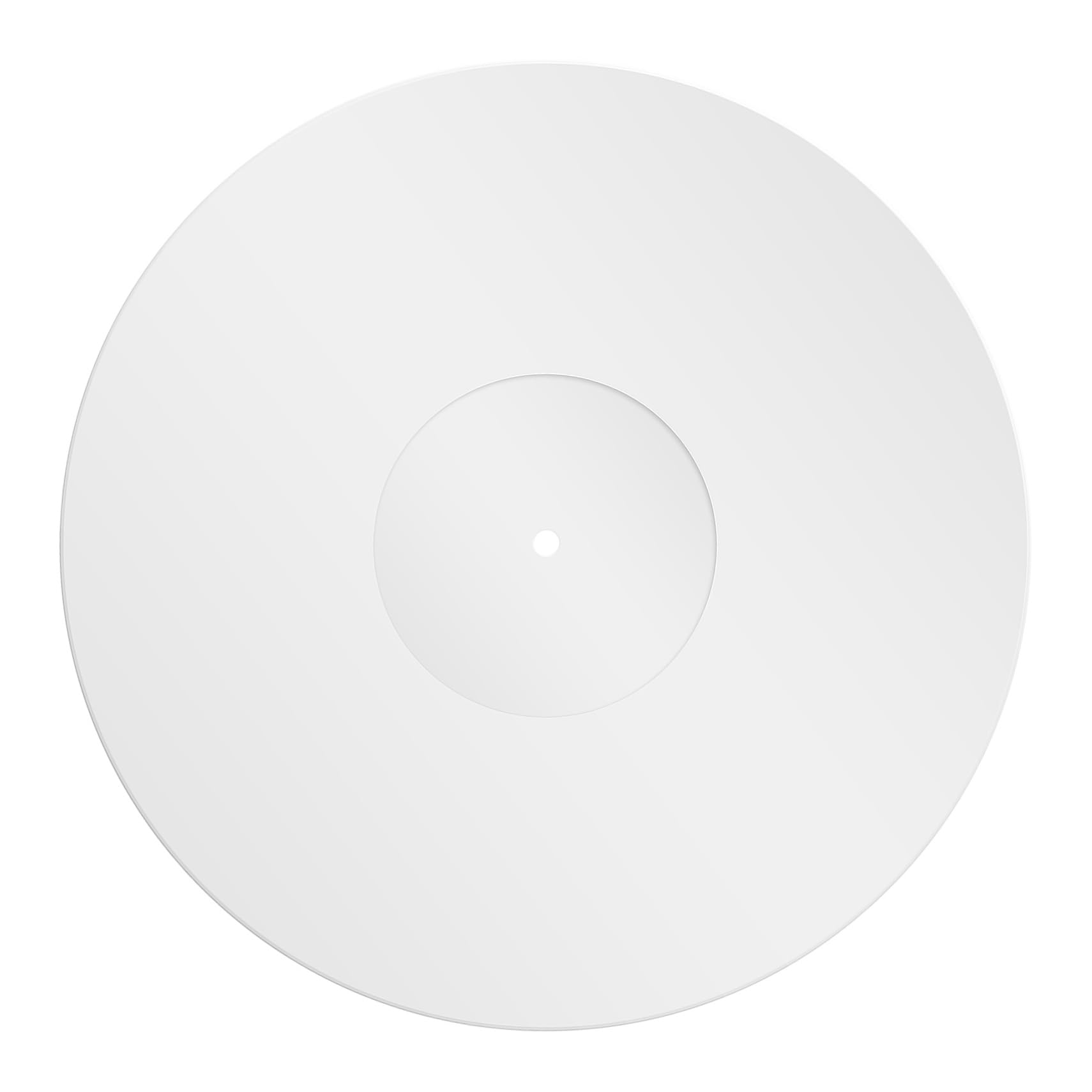 ULDIGI Record Player Mat Acrylic Turntable Mat White Slipmat Vinyl Record Pad