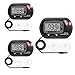 iHaospace 3 Stücke Wasserthermometer Digital Aquarium Thermometer Wassertemperatur innen für Aquarium Marine Temperatur mit Saugnapf und Sonde