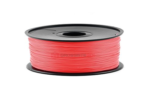 Filamento 3d fluorescente rosso abs 1.75 mm fili