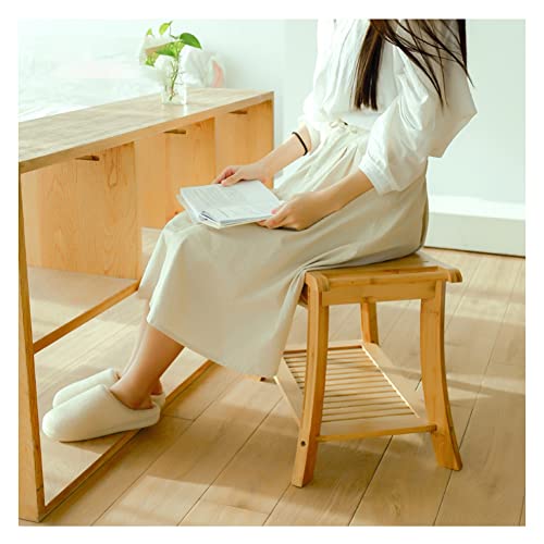 Banco De Asiento De Ducha De Bambú Cover