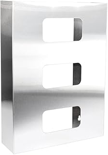 TrippNT 50276 Triple Stainless Steel Glove Box Holder, 10-3/4