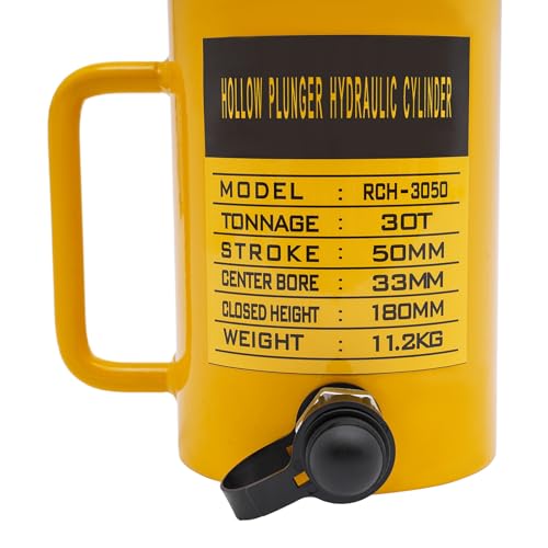 Hydraulic Cylinder Jack, RSC-3050 Hydraulic Jack, Hydraulic Jack, Lifting Capacity of 30T/66139lbs 2inch in Narrow Spaces 3.9 * 4.17inch (Blue(RSC-3050))