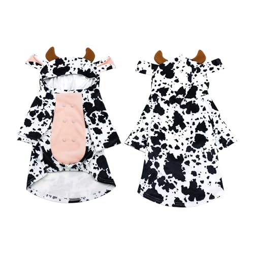 Disfraz de Vaca para Perro Frenchie Halloween X-Large miniatura 2