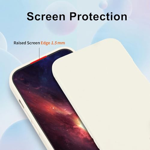 Image of for Xiaomi 17 Case Precise Camera Cutouts Soft TPU Shockproof Phone Cover - White