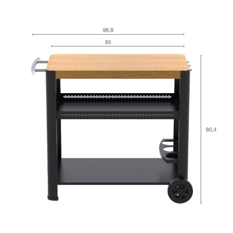 Desserte pour plancha 40 cm Roller Grill | Leroy Merlin