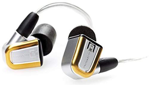 ULTRASONE iQ In Ear Kopfhörer mit Mikrofon in Silber | HiFi-Kopfhörer mit dynamischem Hybrid Dual Treiber für Top Sound