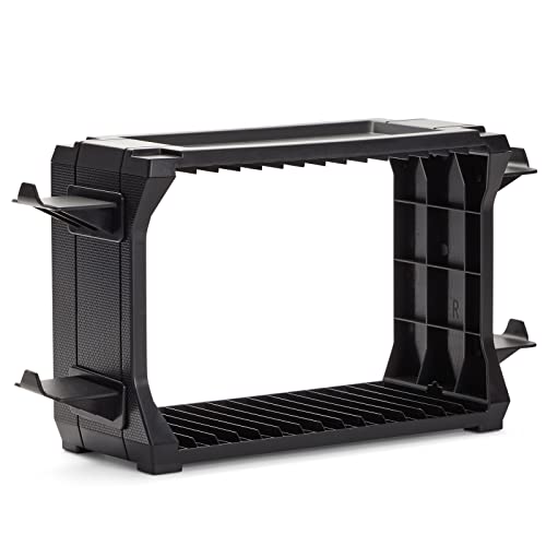 image for ionX Video Game Sorter & Organizer - 15-Slot, Black - Case & Controlle