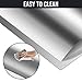 Hasopy Cash Window Drop-in Deal Tray, 304 Stainless Steel Cash Register Tray for Gas Stations Banks Cash Register Window,14