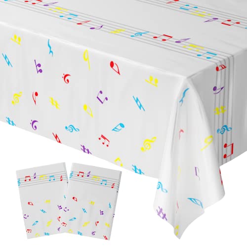 Blue Orchards Music Party Table Covers (Pack of 2) - 54