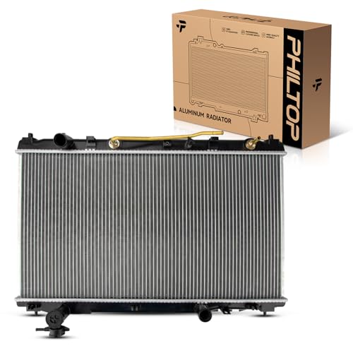 PHILTOP CU2917 Engine Coolant Aluminum Radiator for 2007-2011 Camry 2.4L GAS/FHEV 2010-2011 Camry 2.4/2.5L(USA Built) (w/o Towing Package)