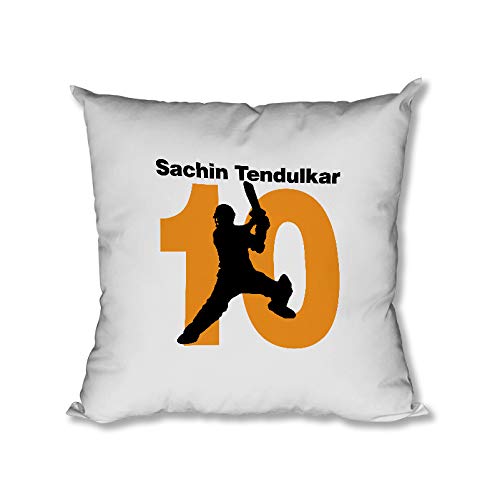 Upteetude Sachin Tandulkar Printed Decorative Pillow