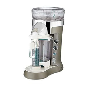 Margaritaville Bali Frozen Concoction Maker with Self-Dispensing Lever, Automated Drink Mixer for Smoothies, Margaritas, Daiquiris, and Colada, 60 oz. Jar, Gray