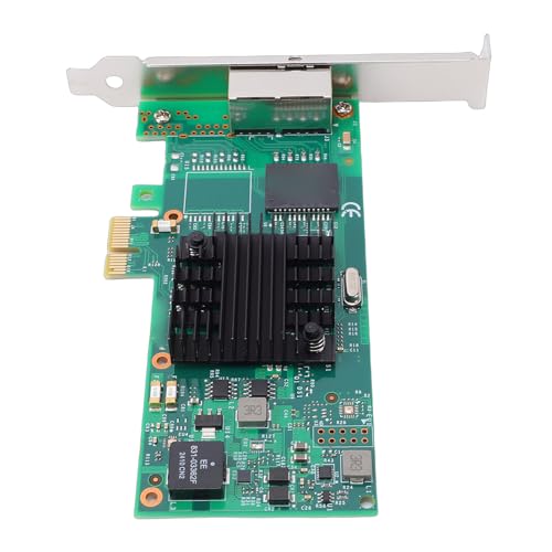 GOWENIC Tarjeta de Red Gigabit Ethernet PCIE 2.1 x1 con Doble Puerto RJ45 y Chip 350AM4, para Servidor, PC de Escritorio y Aplicaciones Industriales miniatura 1