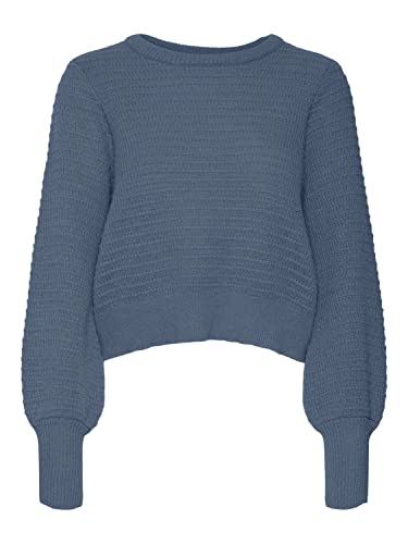Vero Moda Women's VMPLENTY LS O-Neck Pullover GA Boo L/S Strickware, China...
