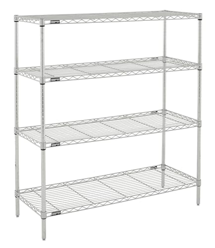 Professional's Choice by Metro PCM184854C - Estantería de alambre ajustable con 4 estantes, cromada, 45,7 x 121,9 x 137,1 cm