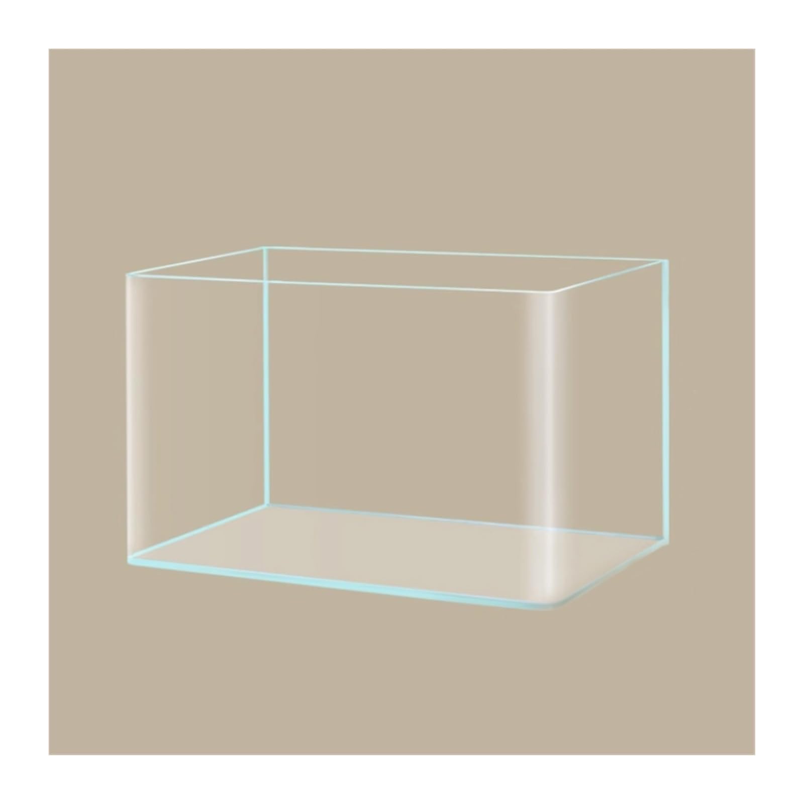 HASMI Aquarium TankFish Tank rectangulaire Verre Table Petit Aquarium éco-Paysage Plantes Aquatiques Poisson Rouge Aquaculture décoration (Size : D)