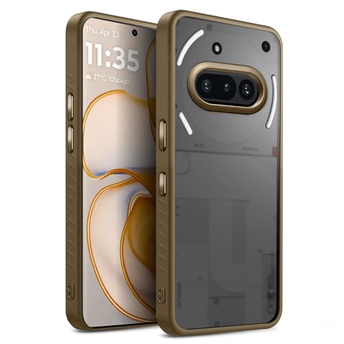 Image of KARWAN️ Shockproof Back Case Cover for Nothing 3A | Camera Protection Bump |Shockproof Back Case Cover for Nothing 3A - Brown
