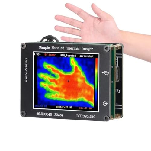 Jemcgrl MLX90640 -BAB Thermal Imager 2in Screen 40 - 300 Thermal Imager Infrared Camera