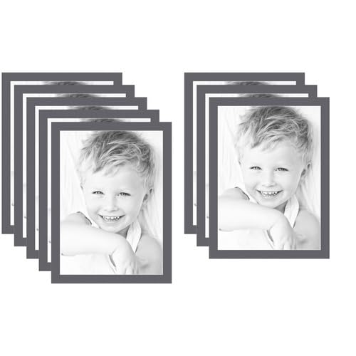20x28 Granite/Mountain Grey Custom Mat for Picture Frame with 16x24 Opening Size (Mat Only, Frame NOT Included) - 8 Pack