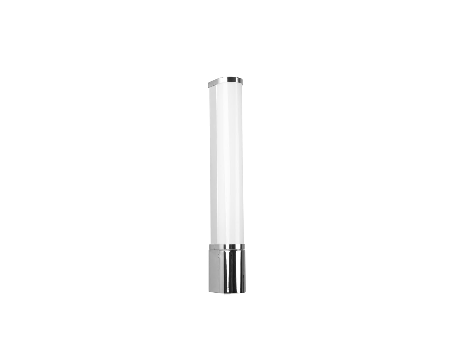 meineWunschleuchte 2er Set Badezimmer Wandleuchten mit Steckdose & Schalter in Silber Chrom, B 41,5cm
