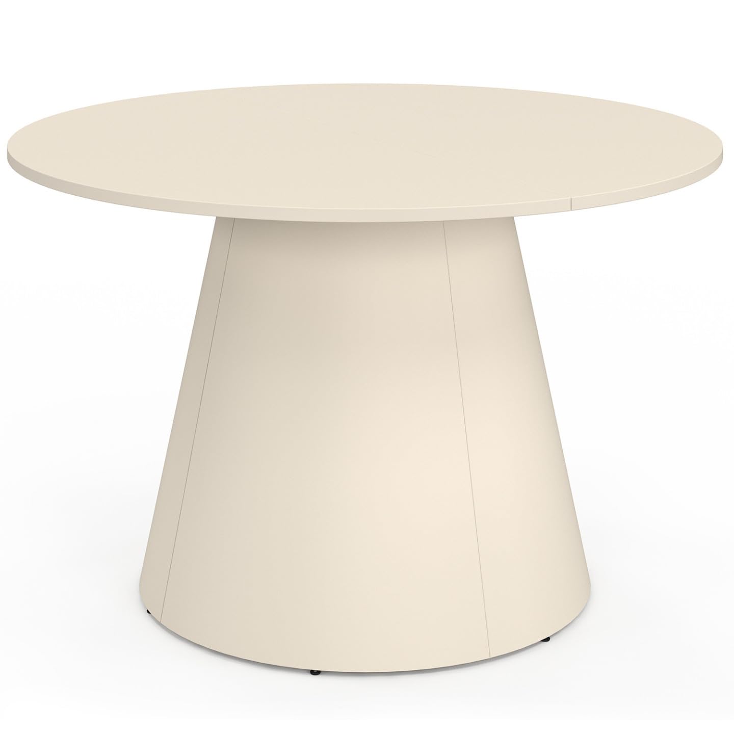 IDMarket - Table de Jardin Ronde Amelia 120 cm 6 Personnes