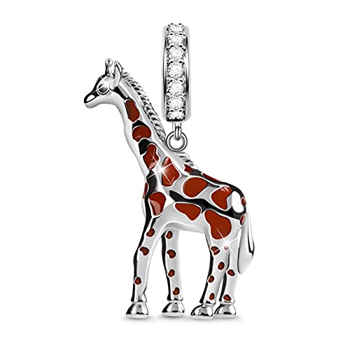 Image of GNOCE Cute Animal Collection Charms 925 Sterling Silver Pendant Dangle Bead Charm Fit for Bracelets and Necklaces, Hand-Finished Keepsake Jewelry Gift for Women, Girls, Mother, BBF