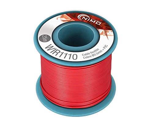 Cable Flexible 0,5MM 25M. Rojo Cover
