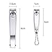 Bememo 12 Pieces Stainless Nail Clippers Set Fingernail and Toenail Clippers Nail Cutter Tool Set for Men and Women(Silver)
