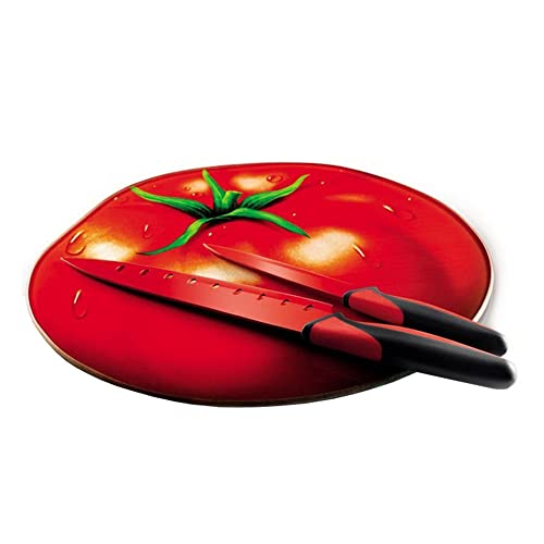 Blungi Tabla Cortar + 2 Cuchillos F2T1 30 Cm En Oferta Fundix Tabla De Corte Más Dos Cuchillos, 30 Cm