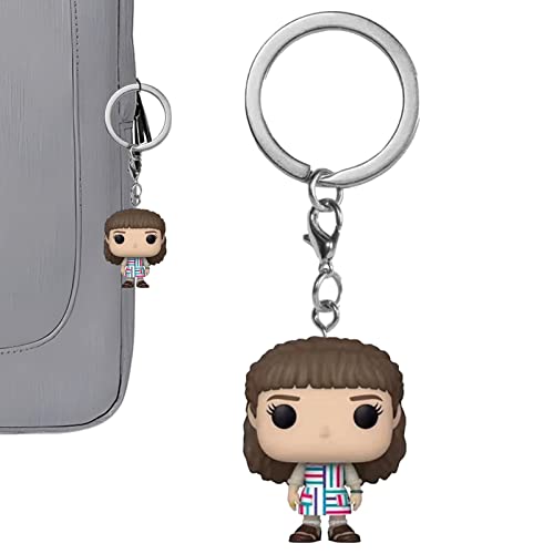 StrangerThings Llavero, StrangerThings Keychain, Llavero De Figuras De Dustin Robin Steve Eleven, Llavero Pop Stranger-Things, Regalos De StrangerThings, Colgante De Bolsa De Dibujos Animados Cover