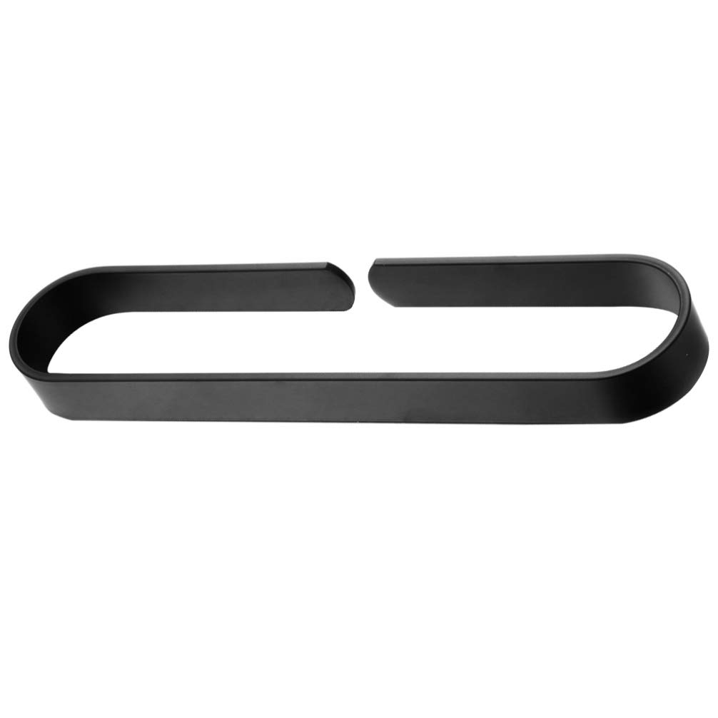 SOVORM Toallero de Acero Inoxidable con aro Negro para baño, toallero de Pared, Accesorios de baño (Negro, 40 cm) Toallero de Pared (Negro, 40 x 7 cm) The New