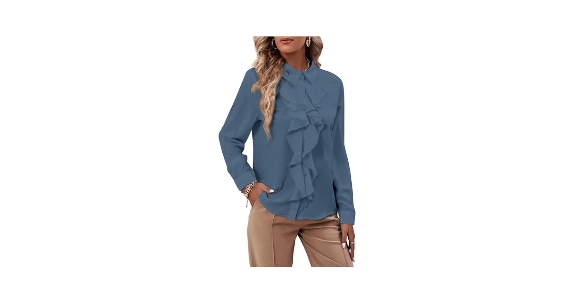 ローレン louren volume frill over blouse 00000000_zi_80d79b5c-689b-4b48