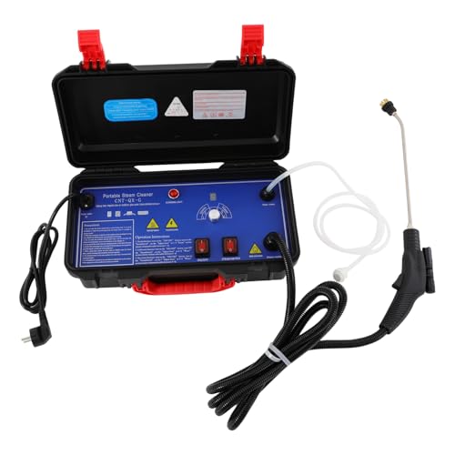 KEESUNG Limpiador de vapor de alta presión, 3000 W, 220 V, máquina de alta temperatura, portátil, dispositivo profesional con caja de almacenamiento para suelo y paredes
