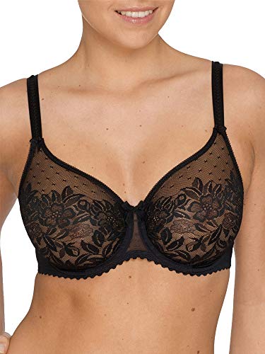 PrimaDonna Women's Divine Lace Bra 32F Noir
