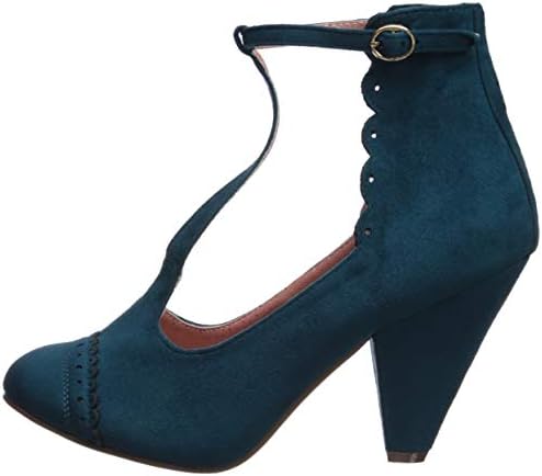 Bettie Page Women's BP403-VIO Pump, Blue, 6 B US | Image 7