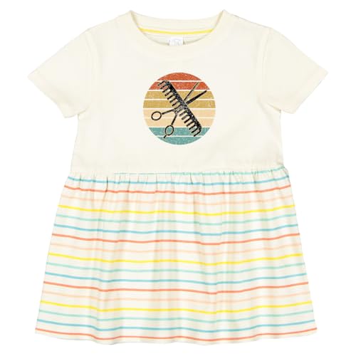 inktastic Hair Stylist Barber Retro Sunset Infant Dress