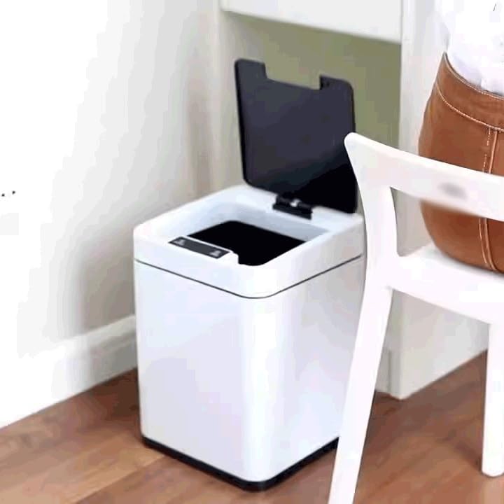 Bathroom Smart Sensor Trash Can Automatic Bin for Kitchen Toilet Wastebasket Home image 4