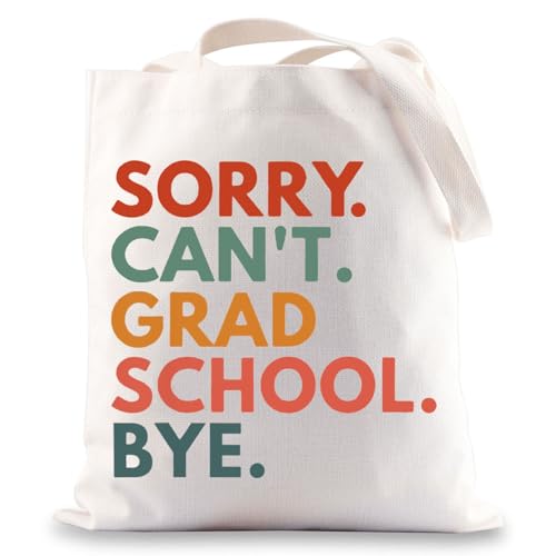 JNIAP Bolsa de mestrado para mestrado e graduação, bolsa de ombro para mestrado, presente de pós-graduação, Can't Grad Tb, Large