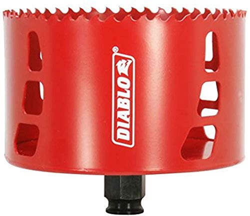 Diablo Bi-Metal Hole Saw with Variable Tooth Design for Faster Cuts - Fits with Snap-Lock Plus Mandrel System - 4-1/4