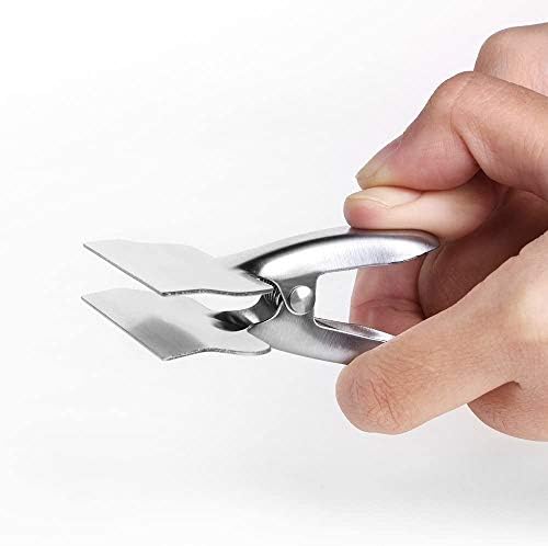 8 X Food Bag Clips Chip Bag Clips Stainless Steel Chip Clips Size 3 Inch For Air Tight Seal Grip