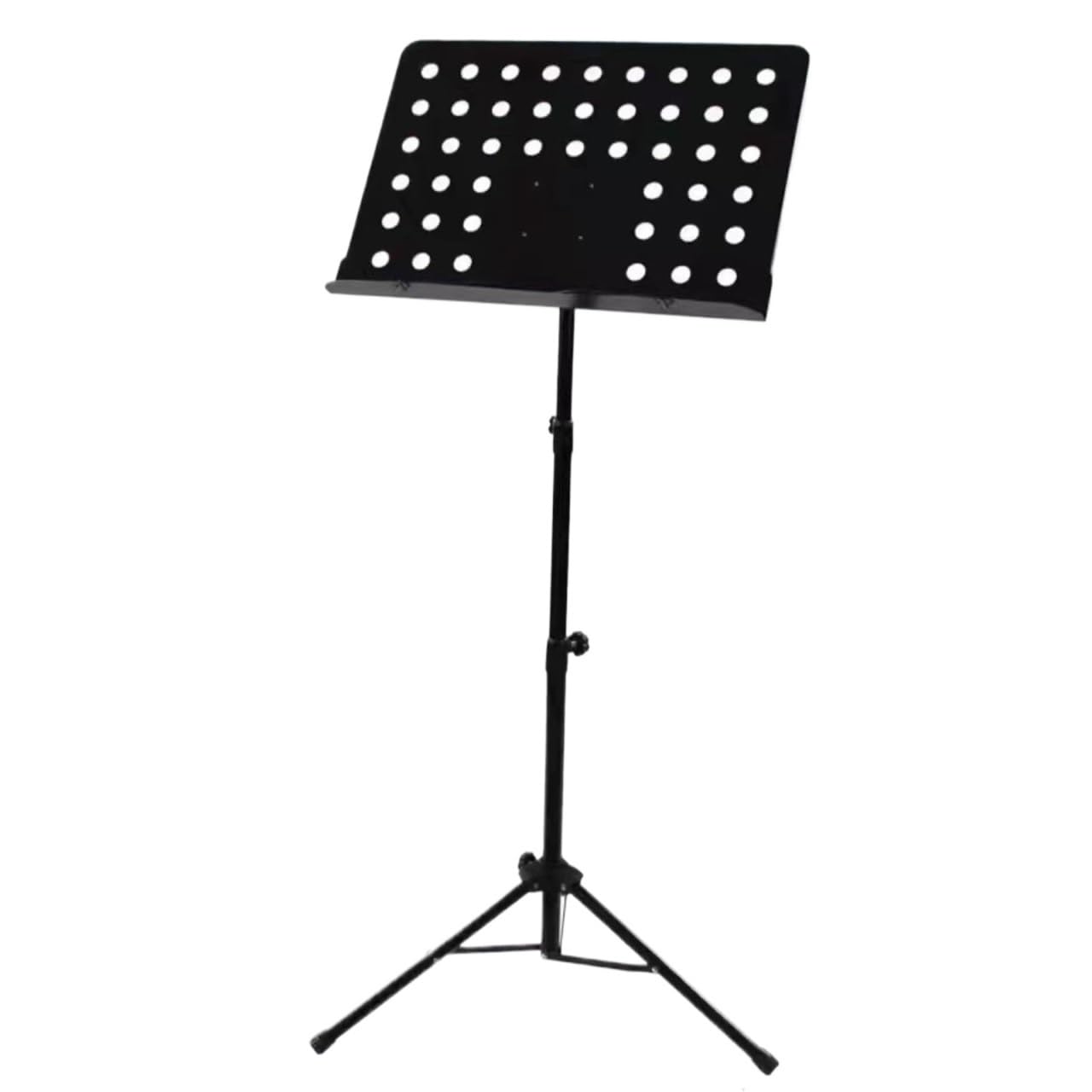 Leggio Musicale Professionale Leggio Pieghevole per Esercizi A Casa E Spettacoli sul Palco, Portatile E Regolabile Leggio Stabile(Black)