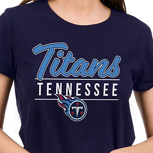 Junk Food NFL - Tennessee Titans Fan Favorite Women's SS T-Shirt Blue by Junk Food - Used condition - Image 2