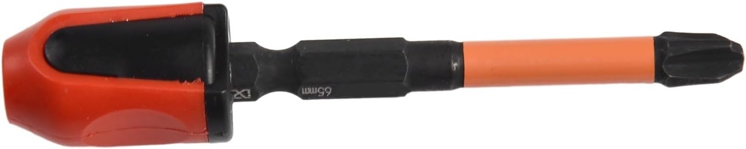 Screwdriver Bit Set,Screwdriver Bits with Magnetic Ring FPZ Alloy Steel Electrician's Special Cross Head Screwdriver Bit(65mm)