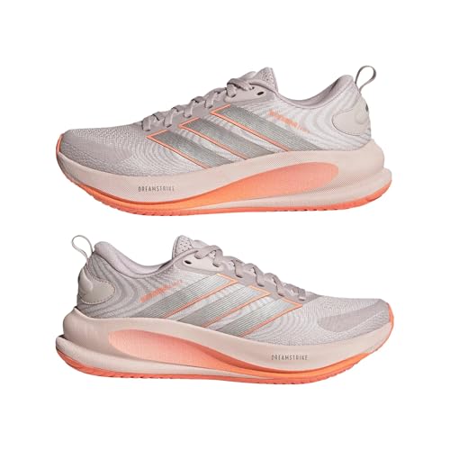 adidas Femme Supernova Ease 2 Running Shoes, Ice Purple/Beam Orange/Dash Grey, 42 2/3 EU