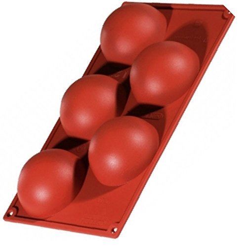 Stampo in Silicone Platinico Semisfera 5 Impronte