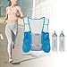 JISADER Running Vest Hydration Vest Backpack Lightweight Daypack Breathable Mesh Adjustable with 2 Bladders and Reflective Stripes Suitable for Running Hiking, Blue, M
