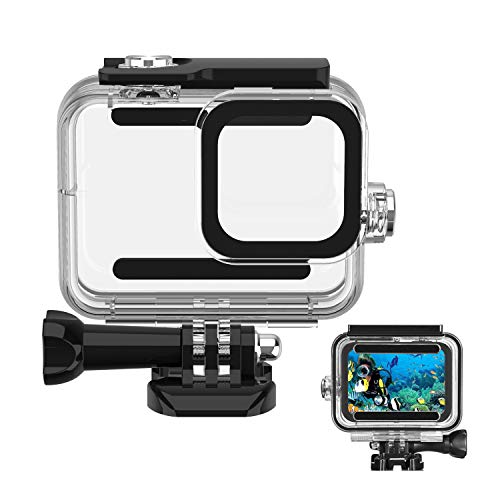 Image of Waterproof Housing Case for Gopro Hero 8 Black, hongdak Underwater Protective Case Shell with Bracket Accessories, Housing Case Diving 60 Meter for Go Pro Action Camera Underwater Dive Case Shell | Protective Dive Housing Case Shell with Bracket Accessories for Go Pro Hero8 Diving, Surfing, Bicycle, Climbing, Parachute