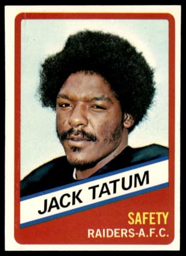 Football 1976 Wonder Bread 20 Jack Tatum Raiders